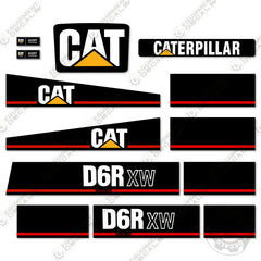 Fits Caterpillar D6R XW Series 3 Decal Kit Dozer