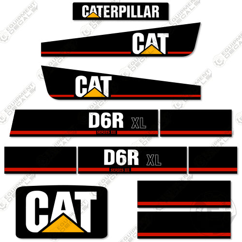 Fits Caterpillar D6R XL Series 3 Decal Kit Dozer