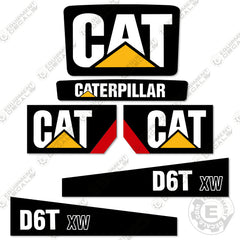 Fits Caterpillar D6T XW Decal Kit Dozer (2008)