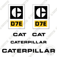 Fits Caterpillar D7E Decal Kit Dozer