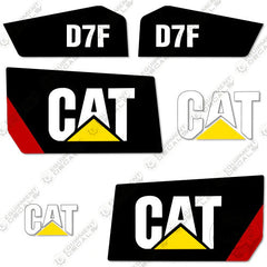 Fits Caterpillar D7F Decal Kit Dozer (CUSTOM)