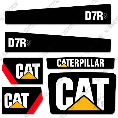 Fits Caterpillar D7R2 Decal Kit Dozer