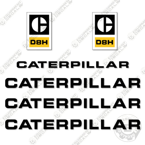 Fits Caterpillar D8H Decal Kit Dozer
