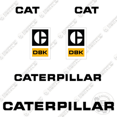 Fits Caterpillar D8K Decal Kit Dozer