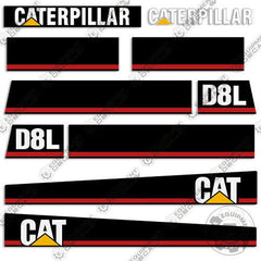 Fits Caterpillar D8L Decal Kit Equipment Decals