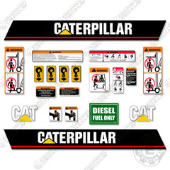 Fits Caterpillar DP 50 N Forklift Decal Kit
