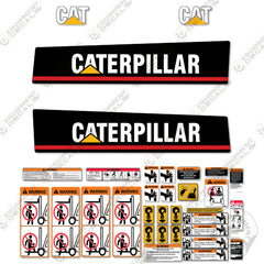 Fits Caterpillar Forklift Decal Kit GC25K - With Warnings