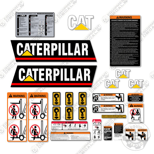 Fits Caterpillar GC45K Decal Kit Forklift Decals