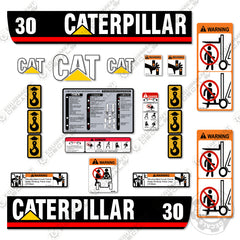 Fits Caterpillar Gp15 Decal Kit Forklift