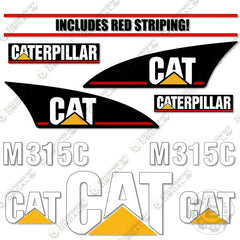 Fits Caterpillar M315C Decal Kit Excavator