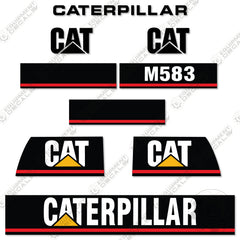Fits Caterpillar M583 Decal Kit Pipe Layer