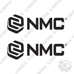 Fits Caterpillar Decals NMC Technologies Logo Black