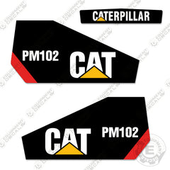 Fits Caterpillar PM102 Decal Kit Cold Plainer