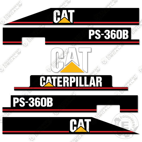 Fits Caterpillar PS-360B Compactor Decal Kit