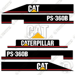 Fits Caterpillar PS-360B Compactor Decal Kit