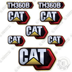 Fits Caterpillar TH360B Decal Kit Telehandler (CUSTOM)