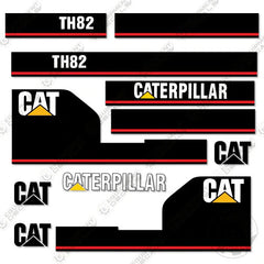 Fits Caterpillar TH82 Decal Kit Telescopic Forklift