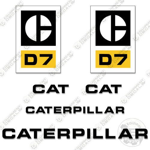 Fits Caterpillar D7 Decal Kit Dozer