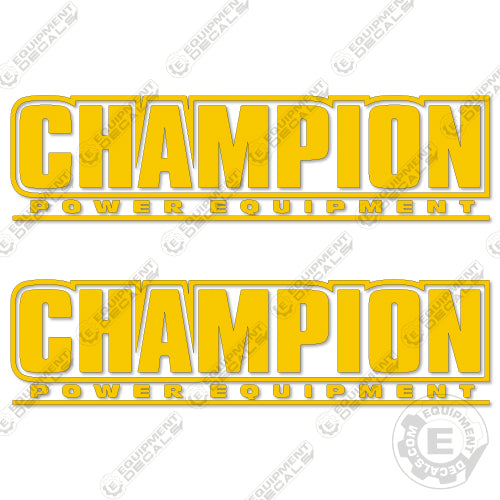 Fits Champion Power Decal Kit Logo Decals - 3M VINYL!