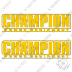 Fits Champion Power Decal Kit Logo Decals - 3M VINYL!