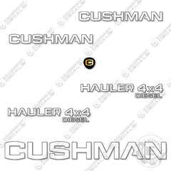 Fits Cushman Hauler 4x4 Decal Kit Utility Vehicle