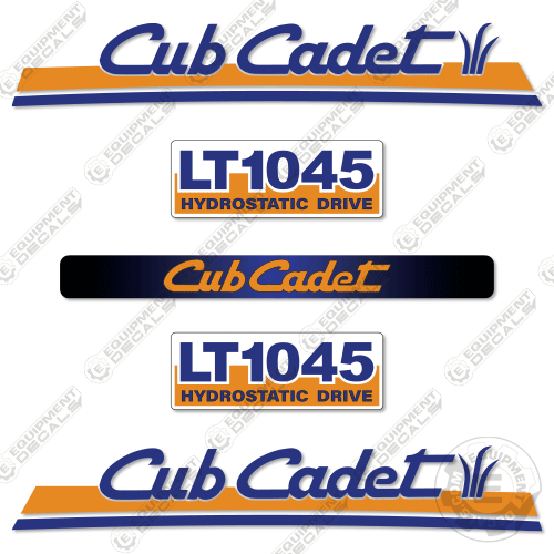 Fits Cub Cadet LT1045 Decal Kit Riding Mower