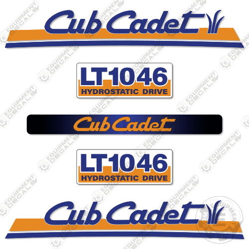 Fits Cub Cadet LT1046 Decal Kit Riding Mower