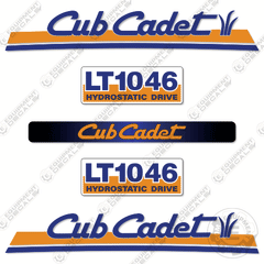 Fits Cub Cadet LT1046 Decal Kit Riding Mower