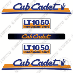Fits Cub Cadet LT1050 Decal Kit Riding Mower