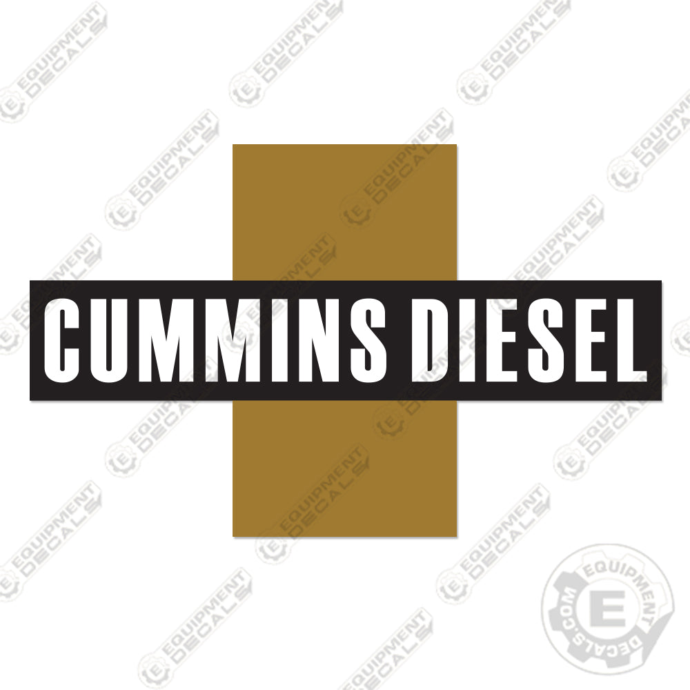 Fits Cummins Diesel Logo Decal