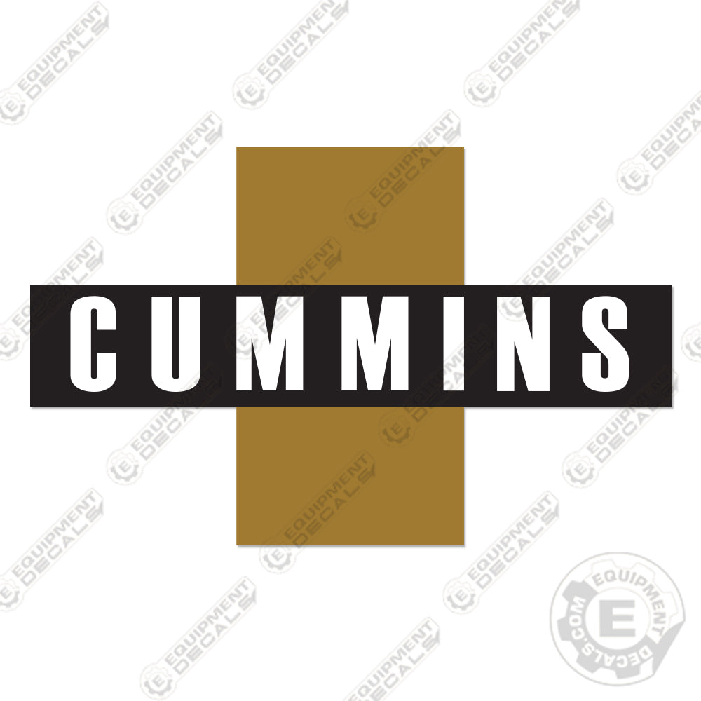 Cummins Diesel Vinyl Decal Sticker | Multiple Sizes For Cars, Trucks, Windows & More