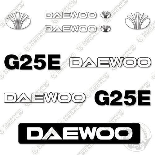 Fits Daewoo G25E Decal Kit Forklift