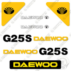 Fits Daewoo G25S Decal Kit Forklift