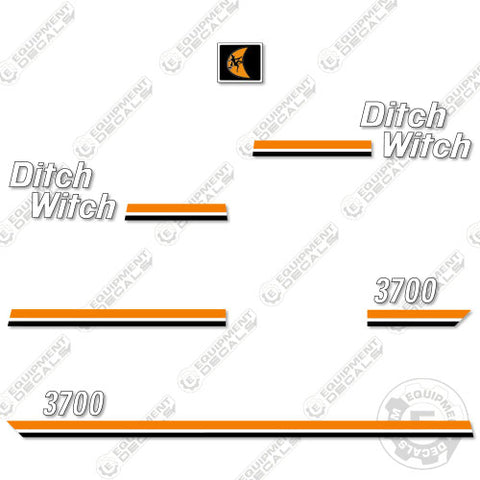 Fits Ditch Witch 3700 Decal Kit Loader