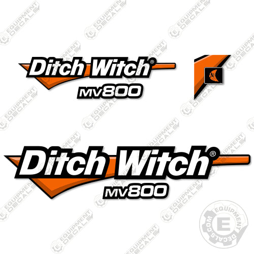 Fits Ditch Witch MV800 Decal Kit Vacuum Excavator