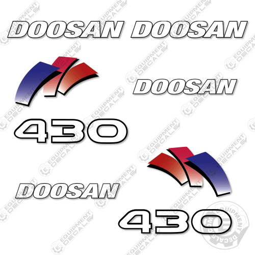 Fits Doosan 430 Decal Kit Skid Steer