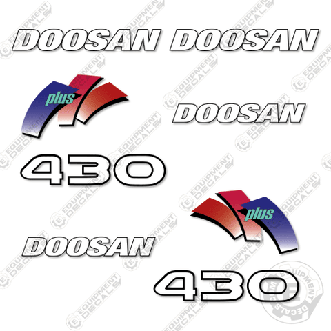 Fits Doosan 430 Plus Decal Kit Skid Steer