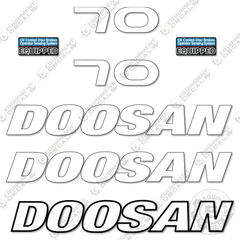 Fits Doosan 70 Decal Kit Forklift