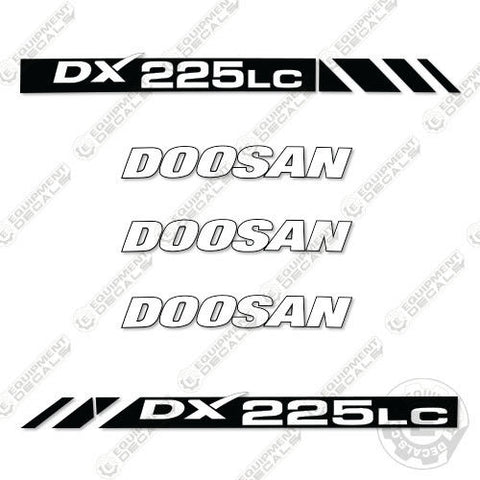 Fits Doosan DX225LC-3 Excavator Equipment Decals