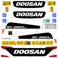 Fits Doosan SL220LC Decal Kit Excavator (CUSTOM)