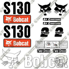 Fits Bobcat S-130 Skid Steer Decal Kit