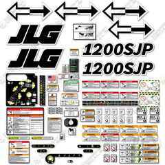 Fits JLG 1200SJP Decal Kit Boom Lift