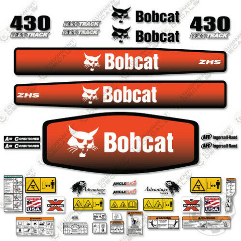 Fits Bobcat 430 FastTrack Decal Kit