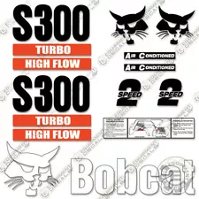 Fits Bobcat S300 Skid Steer Decal Kit (Style 2)