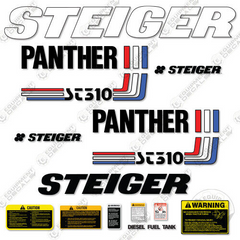 Fits Steiger ST310 Decal Kit Tractor