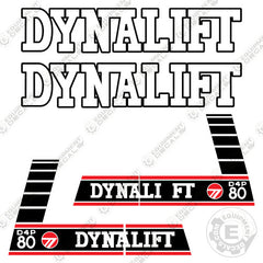 Fits Dynalift D4P80 Decal Kit Telehandler