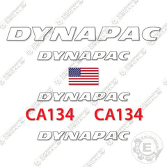 Fits Dynapac CA134 Decal Kit Roller