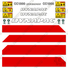 Fits Dynapac CC1000 Decal Kit Roller