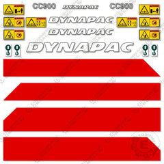 Fits Dynapac CC900 Decal Kit Roller