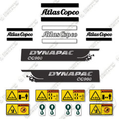 Fits Dynapac CC900 Decal Kit Roller